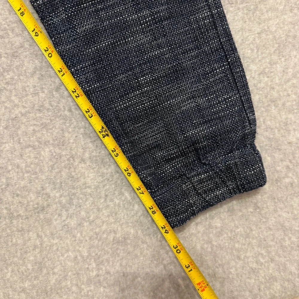 Taylor Stitch Navy Apres Organic Cotton Jogger Pants Mens Medium Drawstring